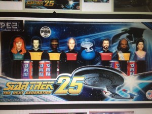 Amanda Quraishi's best gift Star Trek The Next Generation 25th Anniversary Pez dispenser set