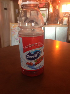Cranberry Juice With A Stranger