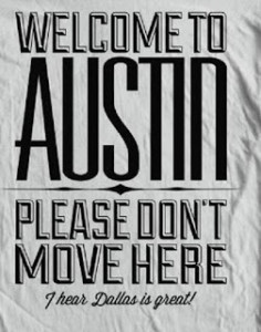 Welcome to Austin t-shirt Coffee With A Stranger