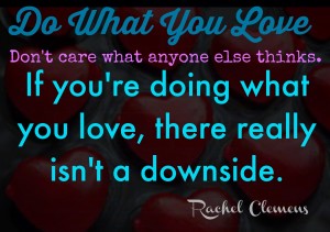 Rachel Clemens Do What You Love Coffee With A Stranger quote