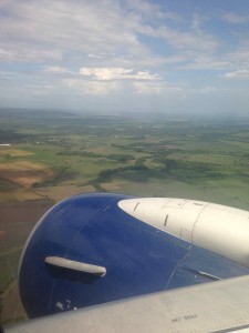 Flying in to Costa Rica