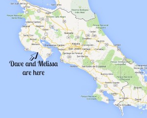 Dave and Melissa Lombard's location in Costa Rica